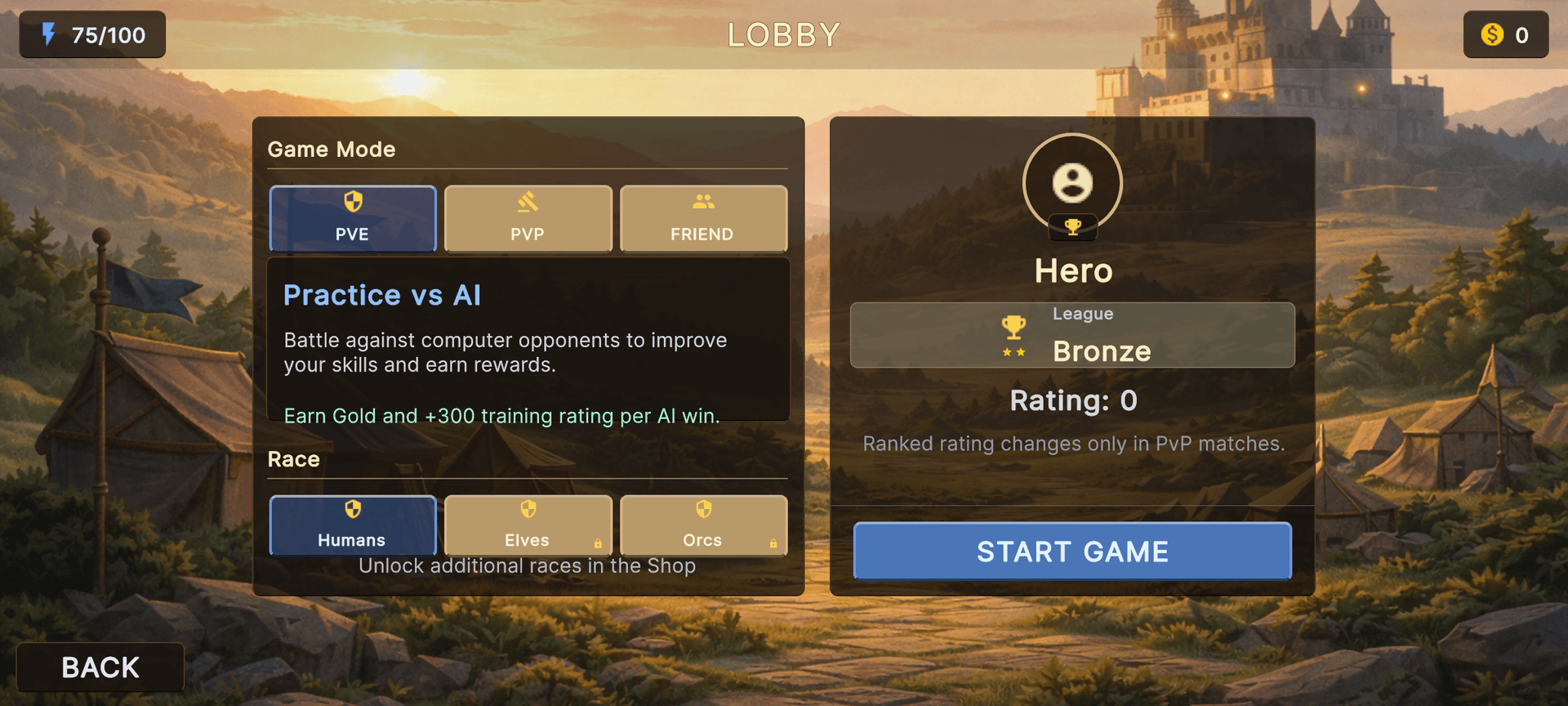 [SCREENSHOT: Unit selection / Turn UI]